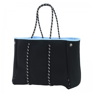 Dearadh Faisin Dearadh Multifunctional Trendy Neoprene Beach Mála Mála Mála Mála Mála Mála Trasfhoirmigh Mála Big Neoprene